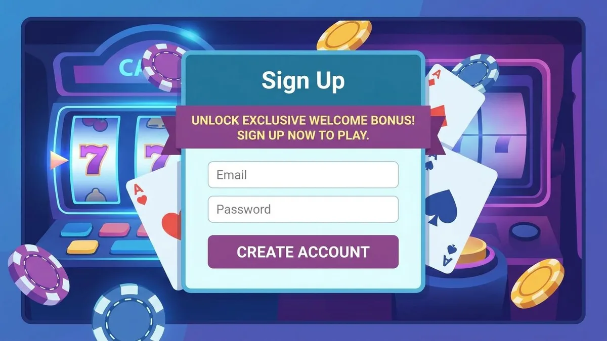 Registo com bónus